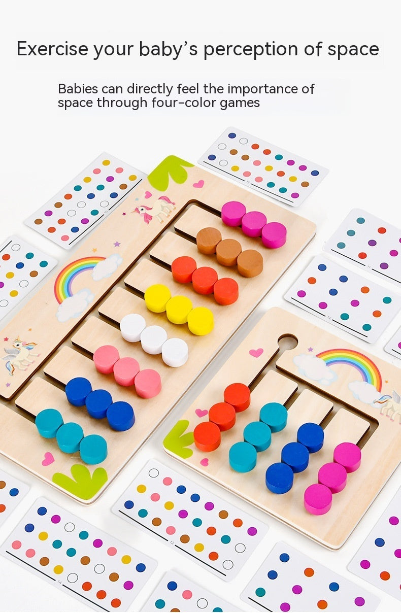 Four-color Eight-color Game Children's Logical Thinking Training Intelligence Development Educational Toys