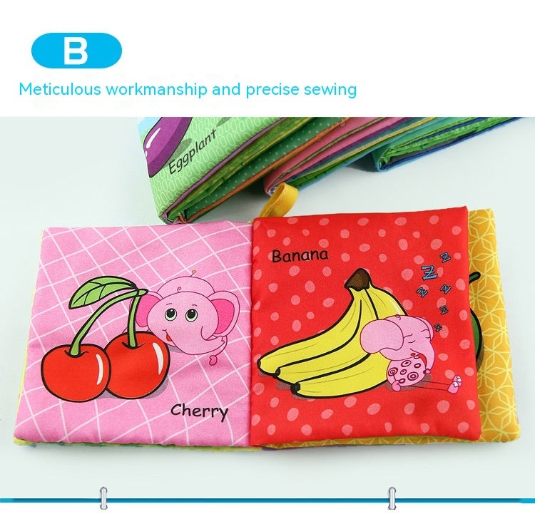 Baby Cloth Book Teaching Aids Development Early Childhood Education Toys