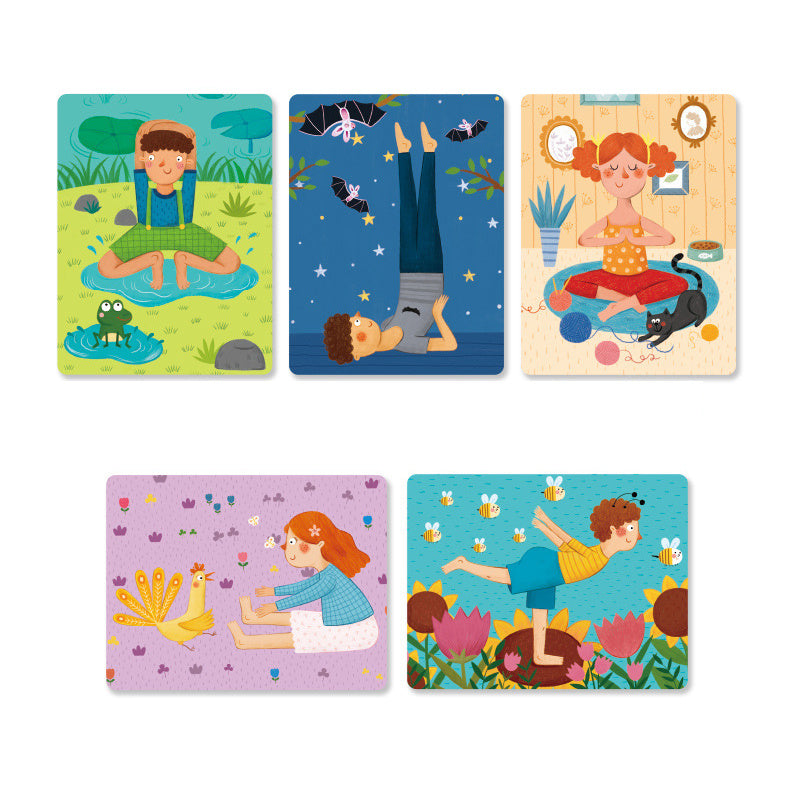 Baby Early Education Educational Toys Kindergarten Intelligence Development Yoga Card