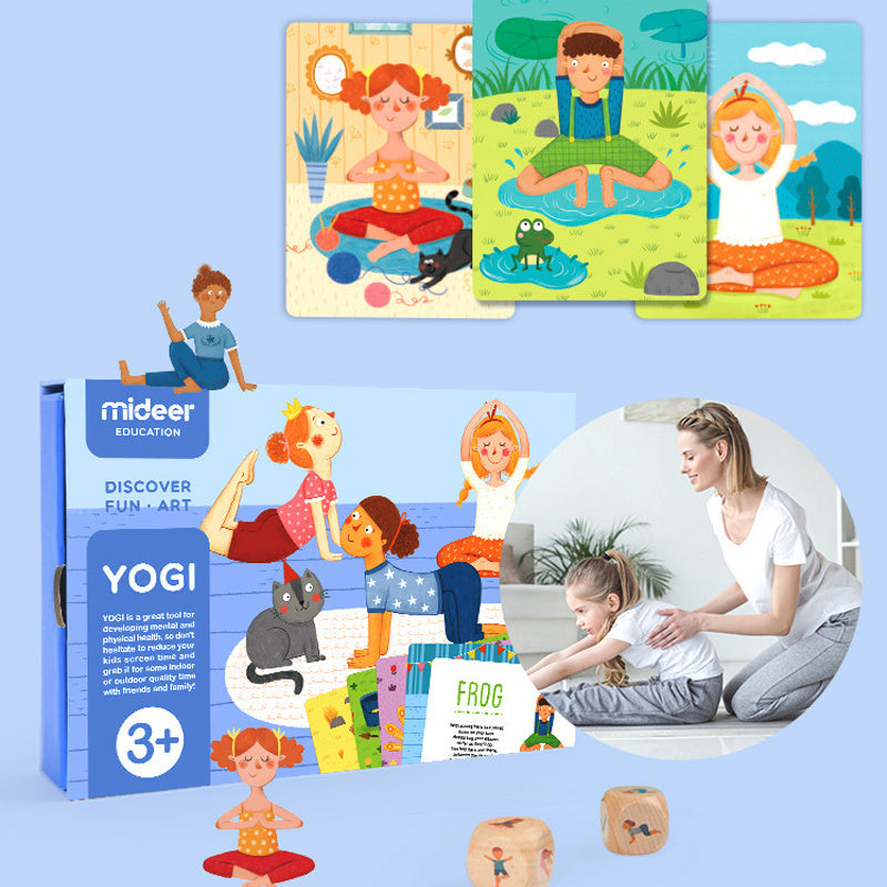 Baby Early Education Educational Toys Kindergarten Intelligence Development Yoga Card